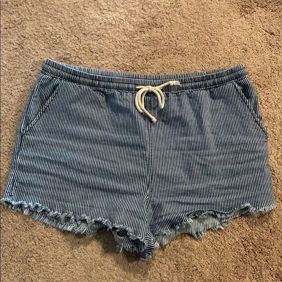 wild fable Pants - Striped Drawstring Cotton Shorts